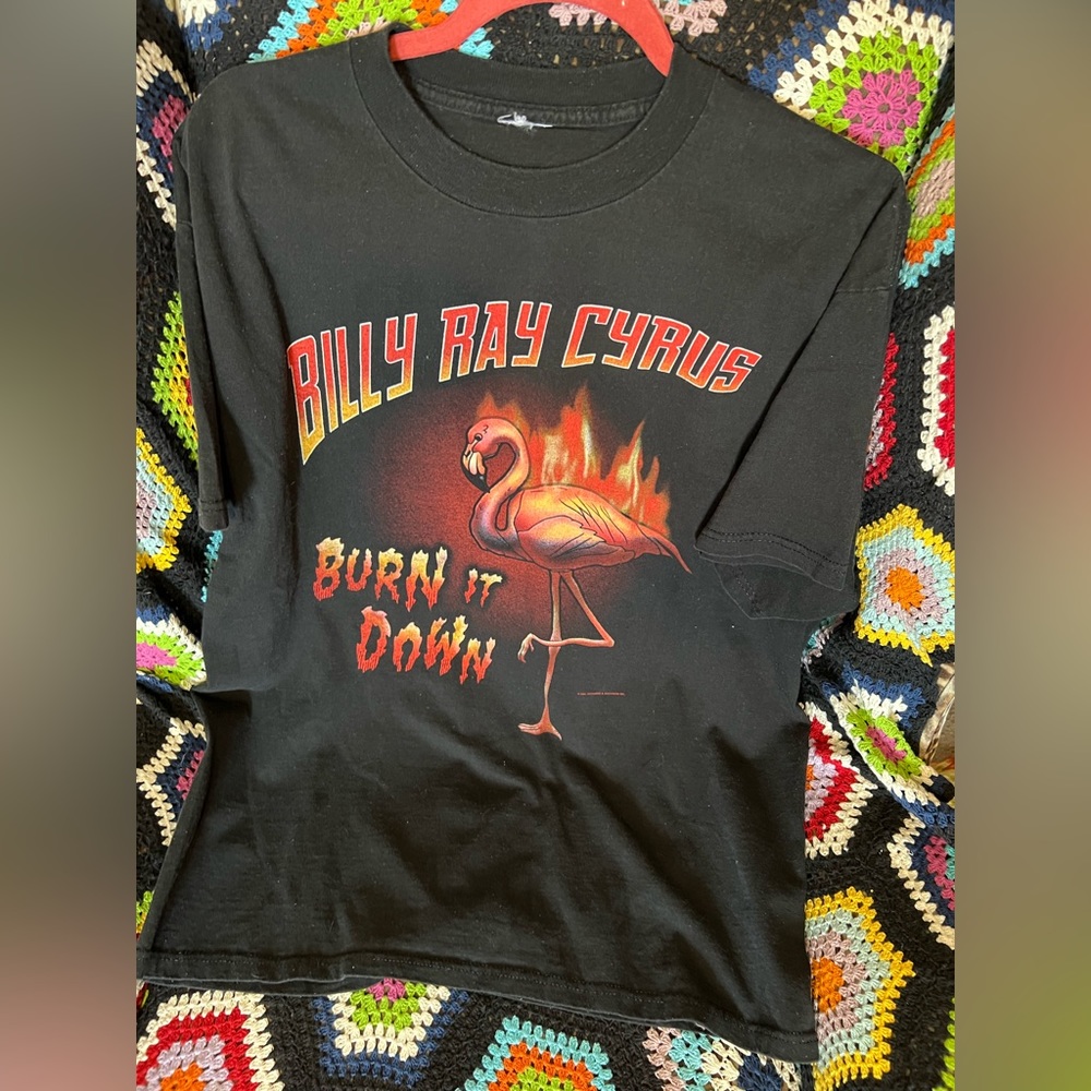C15 Vintage Billy Ray Cyrus Tour Shirt 2001